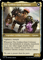 Tetzin, Gnome Champion // The Golden-Gear Colossus [The Lost Caverns of Ixalan Commander] | The Time Vault CA