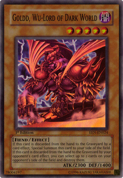 Goldd, Wu-Lord of Dark World [EEN-EN024] Super Rare | The Time Vault CA