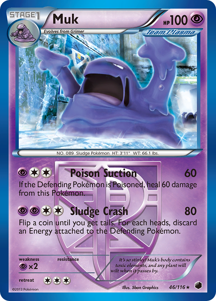 Muk (46/116) [Black & White: Plasma Freeze] | The Time Vault CA