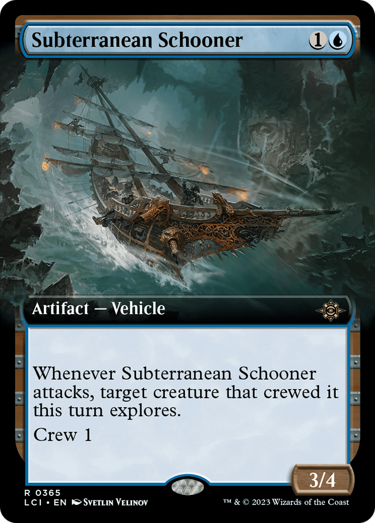 Subterranean Schooner (Extended Art) [The Lost Caverns of Ixalan] | The Time Vault CA