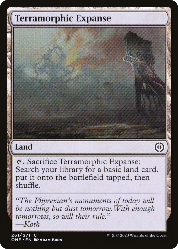 Terramorphic Expanse [Phyrexia: All Will Be One] | The Time Vault CA