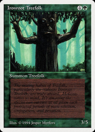 Ironroot Treefolk [Summer Magic / Edgar] | The Time Vault CA