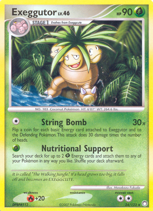 Exeggutor (24/123) [Diamond & Pearl: Mysterious Treasures] | The Time Vault CA