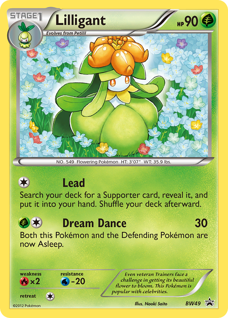 Lilligant (BW49) [Black & White: Black Star Promos] | The Time Vault CA