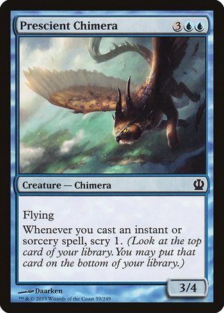 Prescient Chimera [Theros] | The Time Vault CA