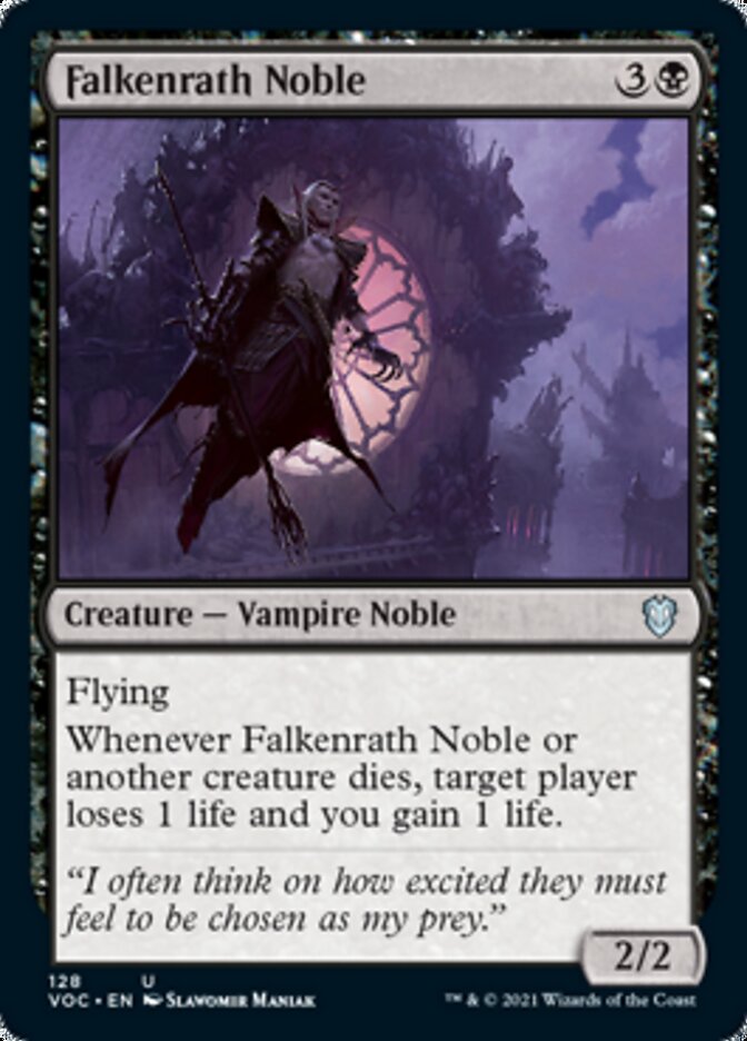 Falkenrath Noble [Innistrad: Crimson Vow Commander] | The Time Vault CA