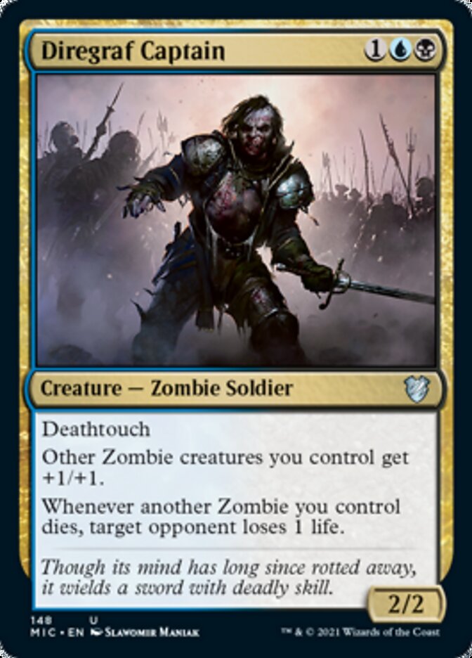 Diregraf Captain [Innistrad: Midnight Hunt Commander] | The Time Vault CA