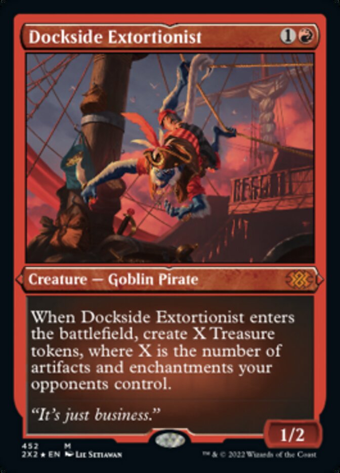 Dockside Extortionist (Foil Etched) [Double Masters 2022] | The Time Vault CA