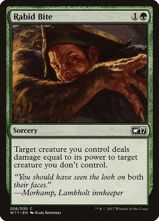 Rabid Bite [Welcome Deck 2017] | The Time Vault CA