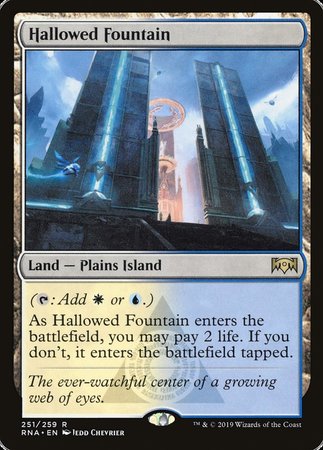 Hallowed Fountain [Ravnica Allegiance] | The Time Vault CA