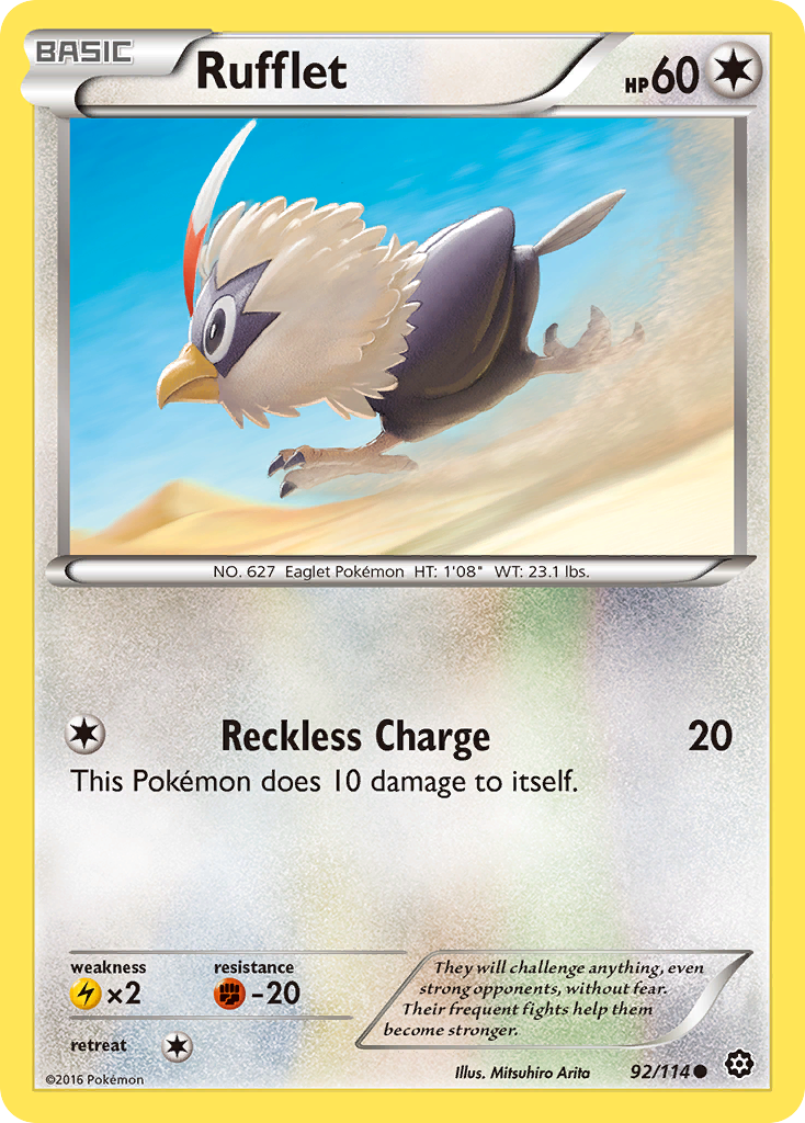 Rufflet (92/114) [XY: Steam Siege] | The Time Vault CA