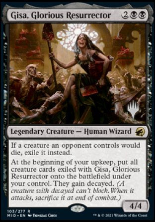 Gisa, Glorious Resurrector (Promo Pack) [Innistrad: Midnight Hunt Promos] | The Time Vault CA