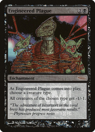 Engineered Plague [Friday Night Magic 2007] | The Time Vault CA