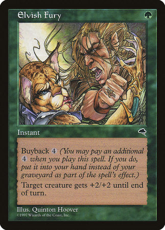 Elvish Fury [Tempest] | The Time Vault CA