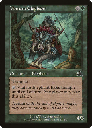 Vintara Elephant [Prophecy] | The Time Vault CA