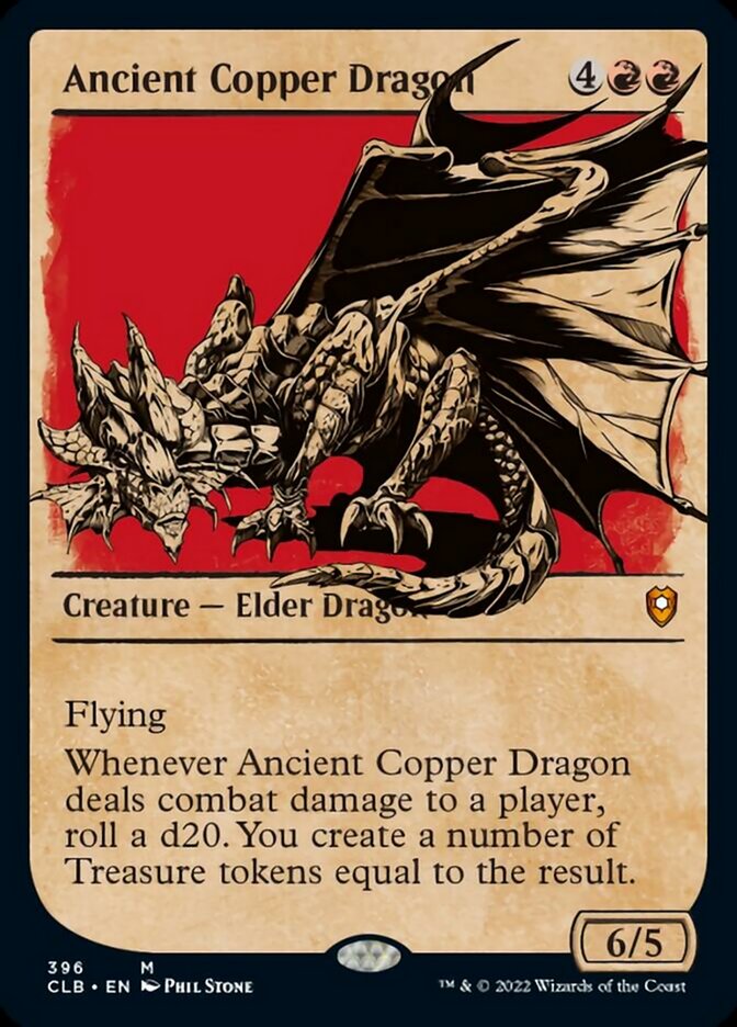 Ancient Copper Dragon (Showcase) [Commander Legends: Battle for Baldur's Gate] | The Time Vault CA