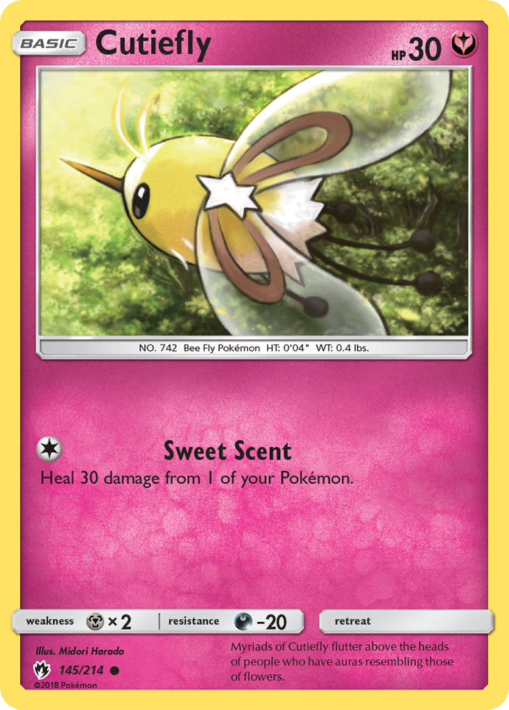 Cutiefly (145/214) [Sun & Moon: Lost Thunder] | The Time Vault CA