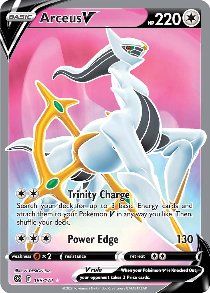 Arceus V (165/172) [Sword & Shield: Brilliant Stars] | The Time Vault CA