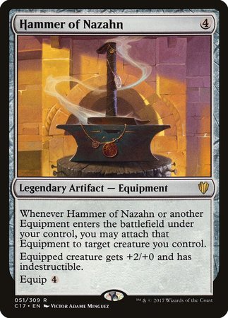 Hammer of Nazahn [Commander 2017] | The Time Vault CA