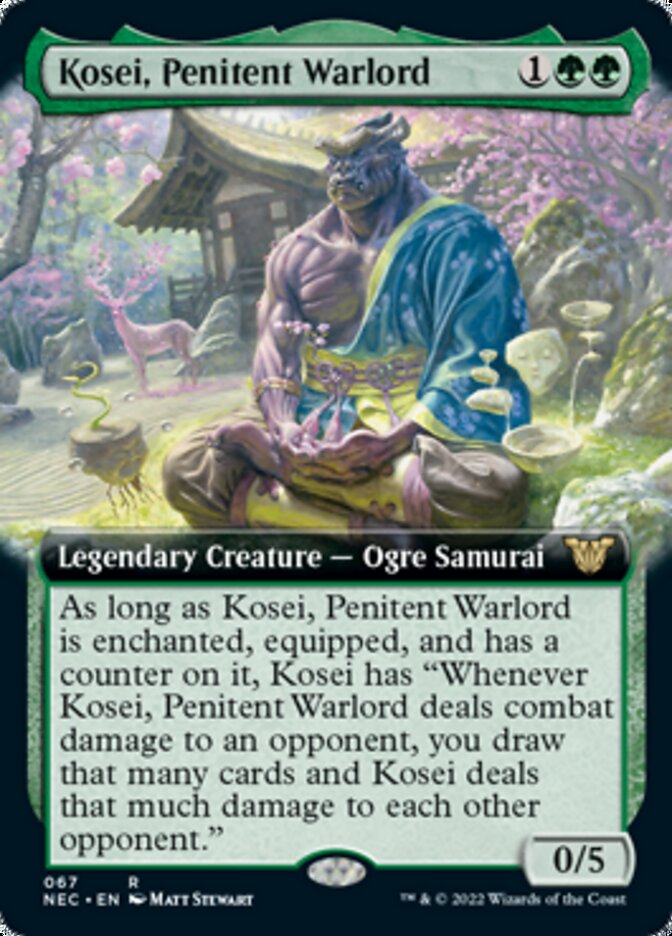 Kosei, Penitent Warlord (Extended) [Kamigawa: Neon Dynasty Commander] | The Time Vault CA