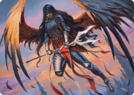 Liesa, Forgotten Archangel Art Card [Innistrad: Midnight Hunt Art Series] | The Time Vault CA