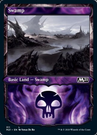 Swamp (Showcase) [Core Set 2021] | The Time Vault CA