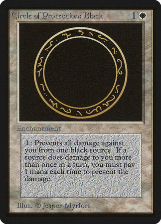 Circle of Protection: Black [Limited Edition Beta] | The Time Vault CA