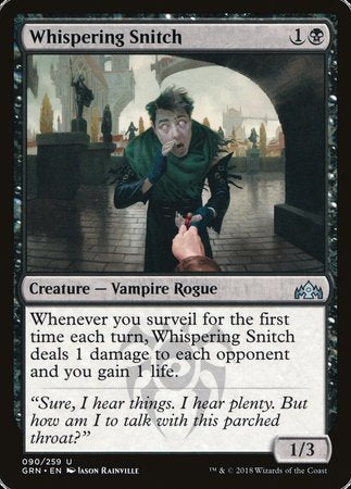 Whispering Snitch [Guilds of Ravnica] | The Time Vault CA