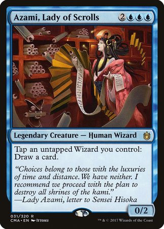 Azami, Lady of Scrolls [Commander Anthology] | The Time Vault CA