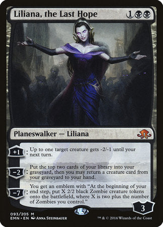 Liliana, the Last Hope [Eldritch Moon] | The Time Vault CA