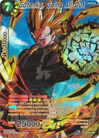 Gotenks, Going All-Out (SPR) (BT10-110) [Rise of the Unison Warrior 2nd Edition] | The Time Vault CA