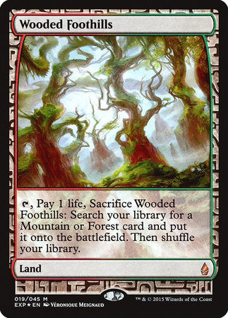 Wooded Foothills [Zendikar Expeditions] | The Time Vault CA