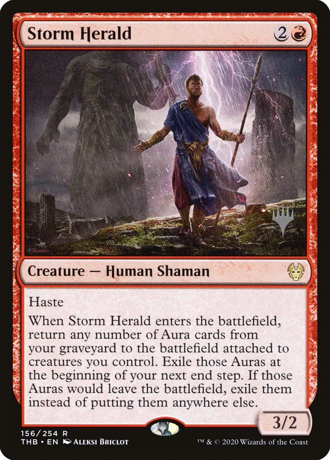 Storm Herald (Promo Pack) [Theros Beyond Death Promos] | The Time Vault CA