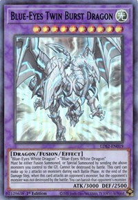 Blue-Eyes Twin Burst Dragon (Blue) [LDS2-EN019] Ultra Rare | The Time Vault CA