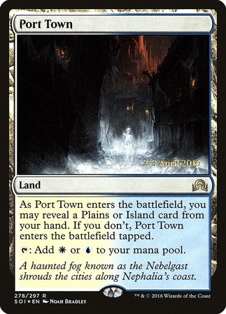 Port Town [Shadows over Innistrad Promos] | The Time Vault CA