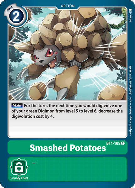 Smashed Potatoes [BT1-109] [Release Special Booster Ver.1.0] | The Time Vault CA