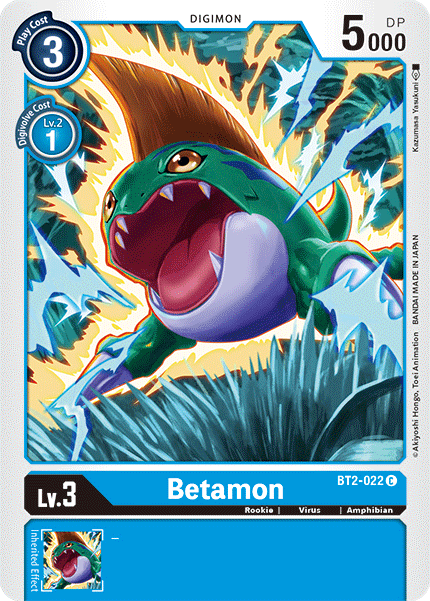 Betamon [BT2-022] [Release Special Booster Ver.1.5] | The Time Vault CA
