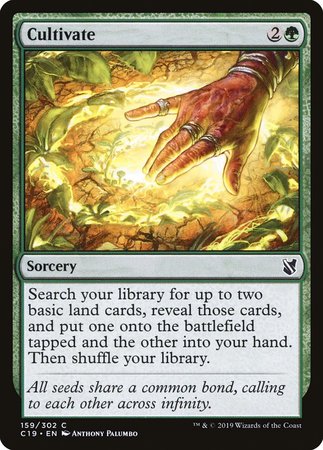 Cultivate [Commander 2019] | The Time Vault CA