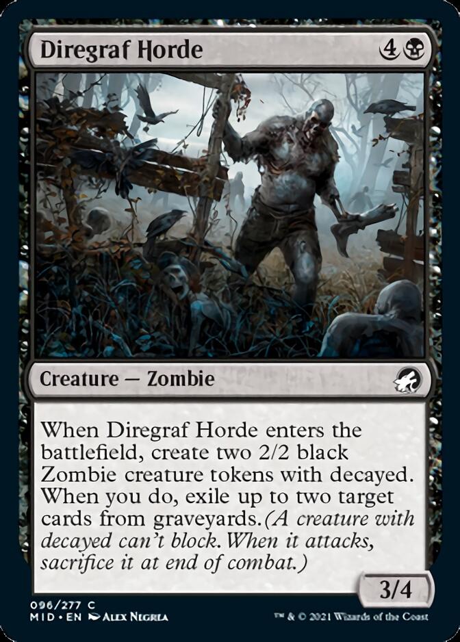 Diregraf Horde [Innistrad: Midnight Hunt] | The Time Vault CA