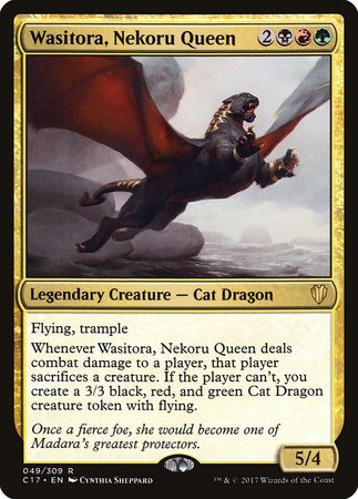 Wasitora, Nekoru Queen [Commander 2017] | The Time Vault CA