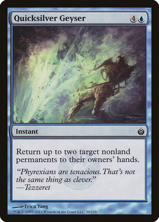 Quicksilver Geyser [Mirrodin Besieged] | The Time Vault CA