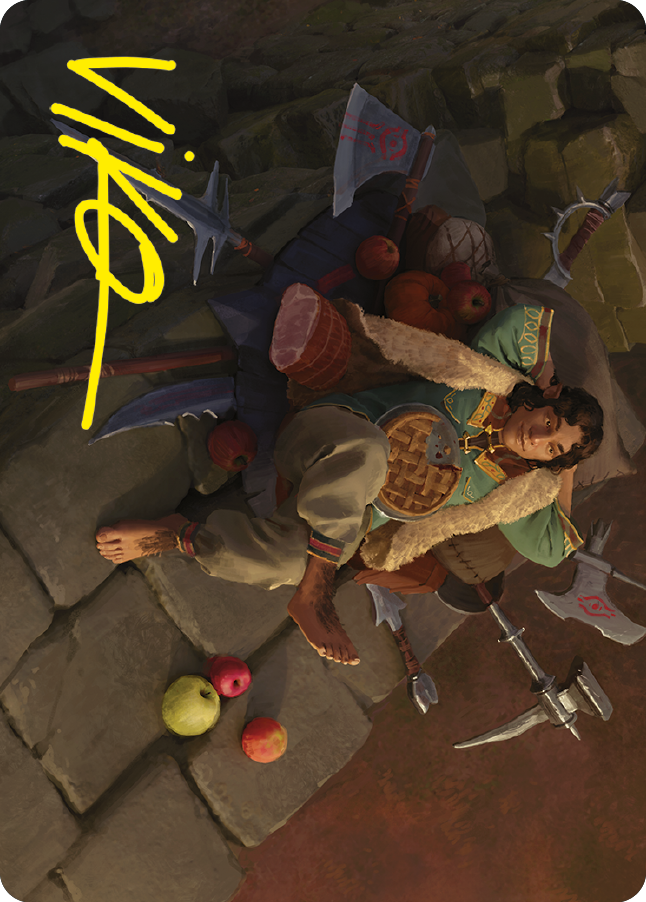 Merry, Warden of Isengard Art Card (Gold-Stamped Signature) [The Lord of the Rings: Tales of Middle-earth Art Series] | The Time Vault CA