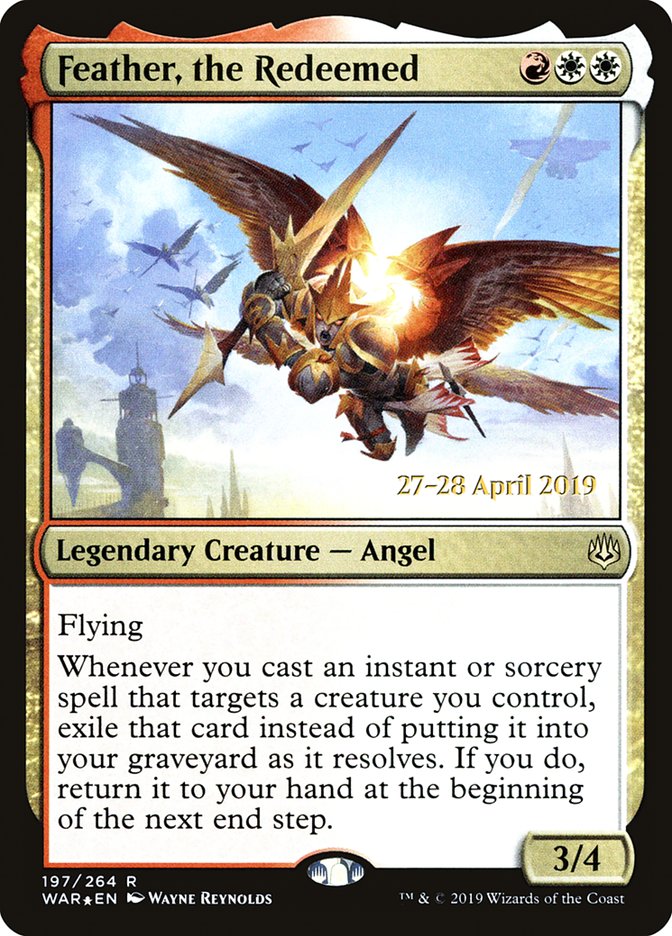 Feather, the Redeemed  [War of the Spark Prerelease Promos] | The Time Vault CA