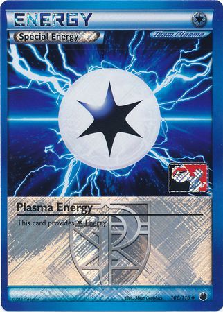 Plasma Energy (106/116) (Play Pokemon Promo) [Black & White: Plasma Freeze] | The Time Vault CA