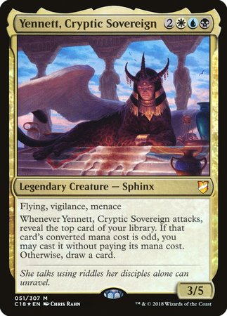 Yennett, Cryptic Sovereign [Commander 2018] | The Time Vault CA