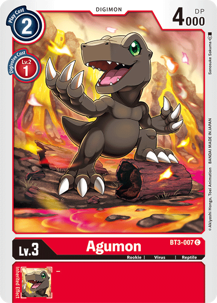 Agumon [BT3-007] [Release Special Booster Ver.1.5] | The Time Vault CA