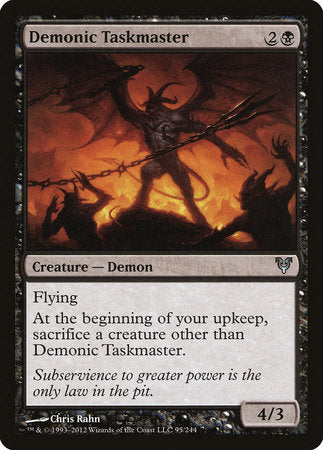 Demonic Taskmaster [Avacyn Restored] | The Time Vault CA
