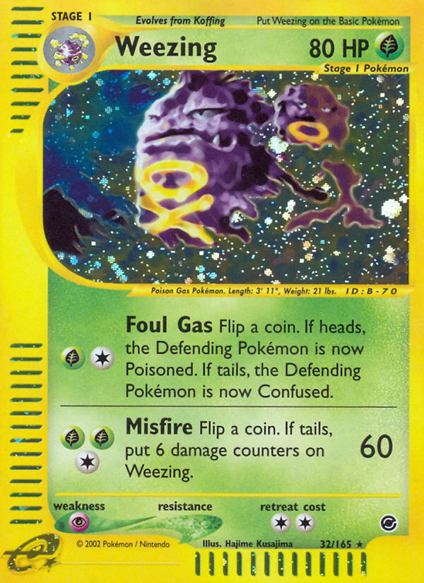 Weezing (32/165) [Expedition: Base Set] | The Time Vault CA