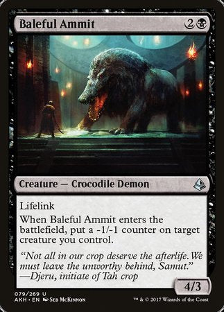 Baleful Ammit [Amonkhet] | The Time Vault CA