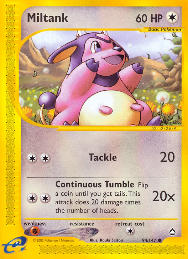 Miltank (94/147) [Aquapolis] | The Time Vault CA